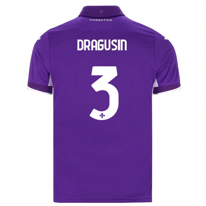 Danxen Damen Radu Drăgușin #3 Lila Weiß Pink Heimtrikot Trikot 2026/27 T-Shirt Österreich
