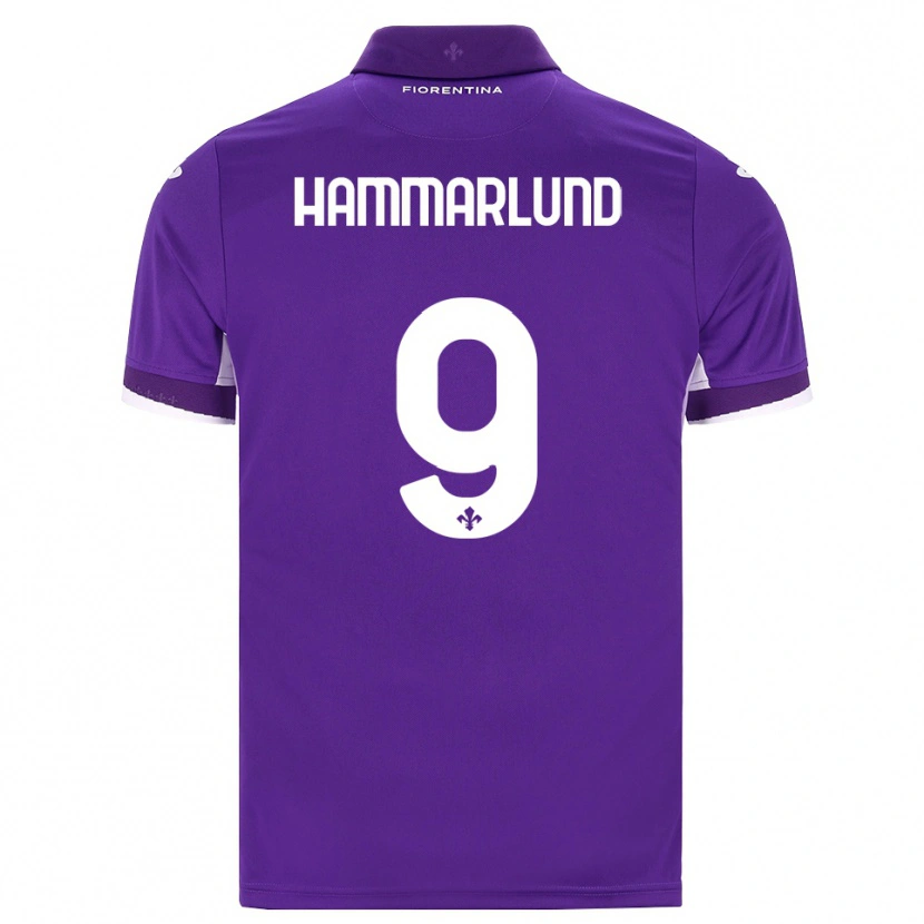 Danxen Damen Pauline Hammarlund #9 Lila Weiß Pink Heimtrikot Trikot 2026/27 T-Shirt Österreich