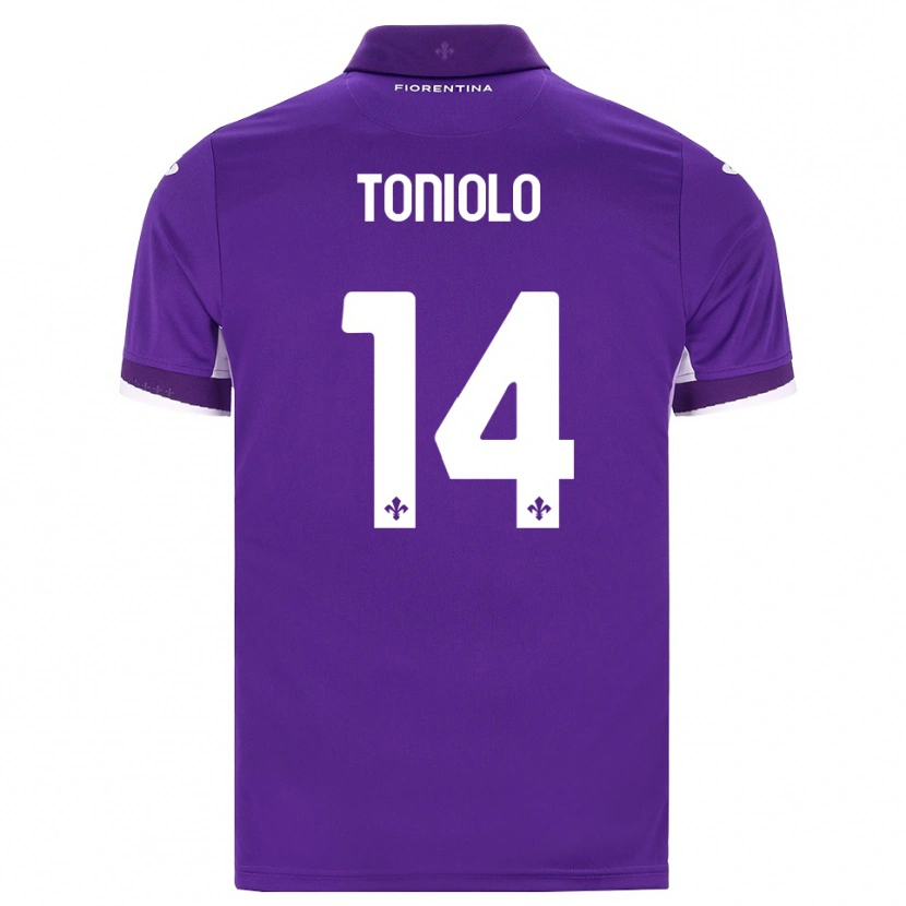 Danxen Damen Martina Toniolo #14 Lila Weiß Pink Heimtrikot Trikot 2026/27 T-Shirt Österreich