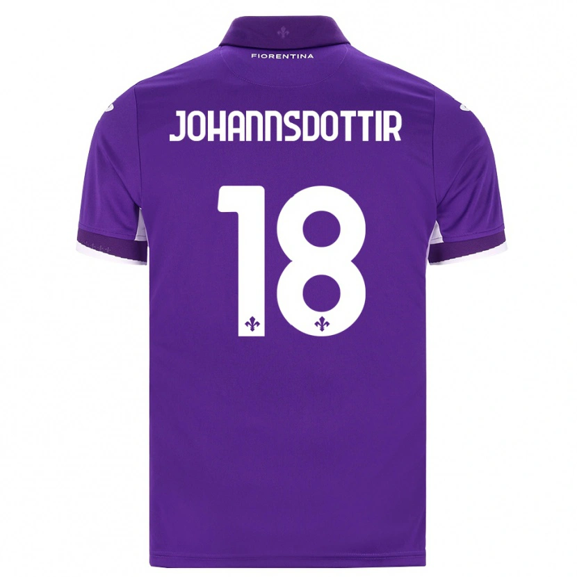 Danxen Damen Alexandra Johannsdottir #18 Lila Weiß Pink Heimtrikot Trikot 2026/27 T-Shirt Österreich