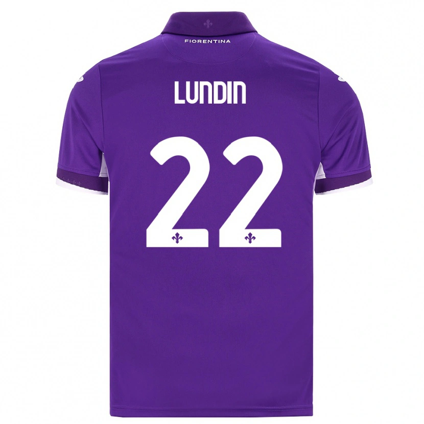 Danxen Damen Karin Lundin #22 Lila Weiß Pink Heimtrikot Trikot 2026/27 T-Shirt Österreich
