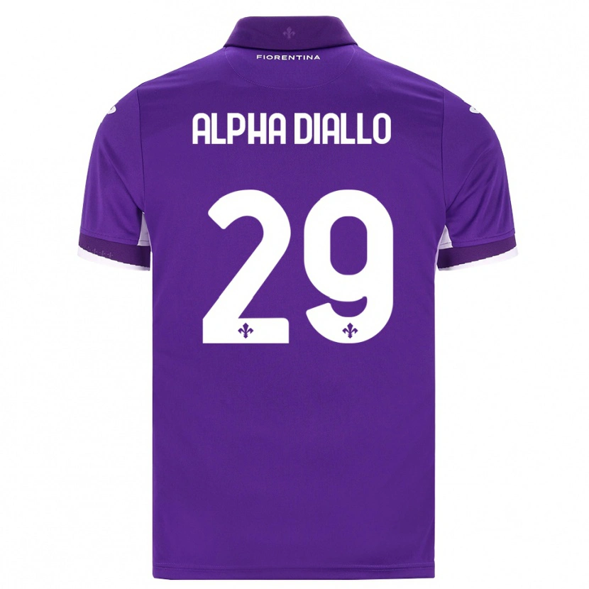 Danxen Damen Alpha Diallo #29 Lila Weiß Pink Heimtrikot Trikot 2026/27 T-Shirt Österreich