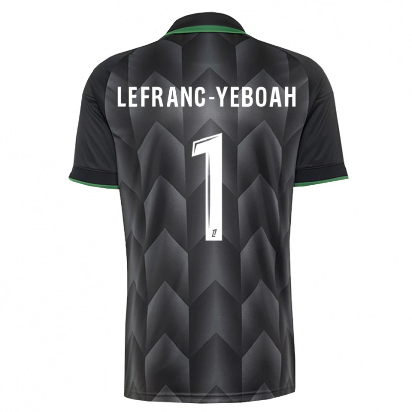 Danxen Damen Daïvy Lefranc-Yeboah #1 Schwarzgrün Auswärtstrikot Trikot 2026/27 T-Shirt Österreich