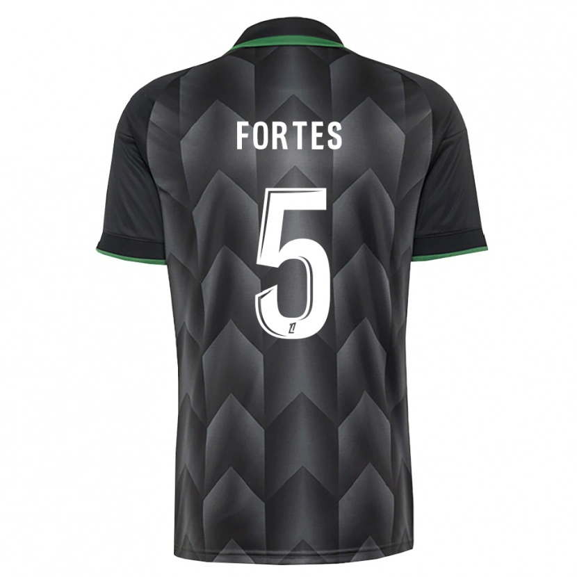 Danxen Damen Steven Fortes #5 Schwarzgrün Auswärtstrikot Trikot 2026/27 T-Shirt Österreich