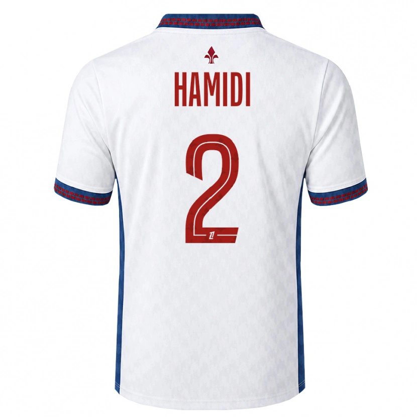 Danxen Damen Kamel Hamidi #2 Rot Weiß Blau Auswärtstrikot Trikot 2026/27 T-Shirt Österreich
