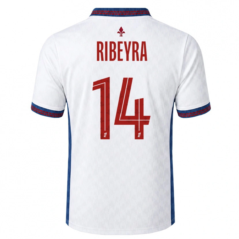Danxen Damen Anaïs Ribeyra #14 Rot Weiß Blau Auswärtstrikot Trikot 2026/27 T-Shirt Österreich