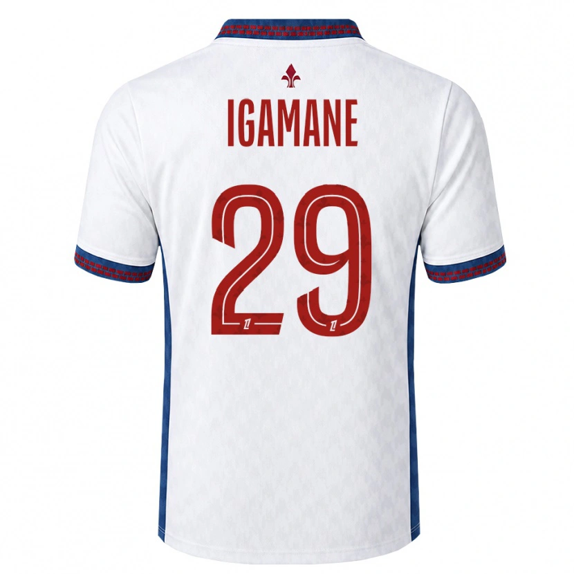 Danxen Damen Hamza Igamane #29 Rot Weiß Blau Auswärtstrikot Trikot 2026/27 T-Shirt Österreich