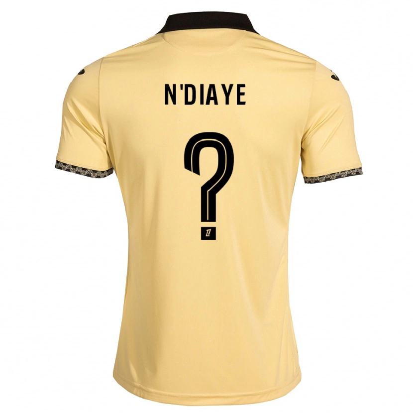 Danxen Damen Bassirou N'diaye #0 Navajoweiß Schwarz Auswärtstrikot Trikot 2026/27 T-Shirt Österreich
