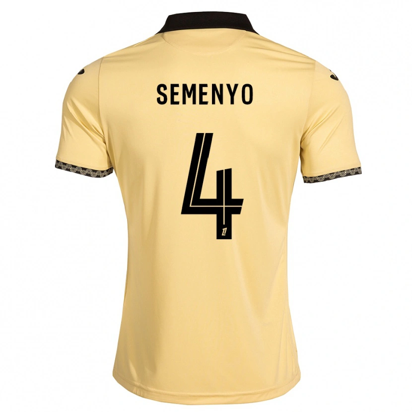 Danxen Damen Jai Semenyo #4 Navajoweiß Schwarz Auswärtstrikot Trikot 2026/27 T-Shirt Österreich