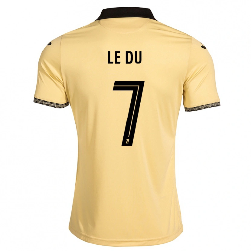 Danxen Damen Océane Le Du #7 Navajoweiß Schwarz Auswärtstrikot Trikot 2026/27 T-Shirt Österreich