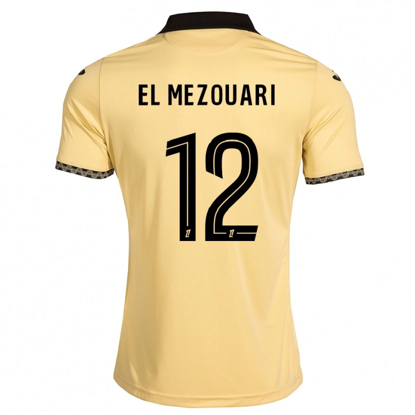 Danxen Damen Salah-Dine El Mezouari #12 Navajoweiß Schwarz Auswärtstrikot Trikot 2026/27 T-Shirt Österreich