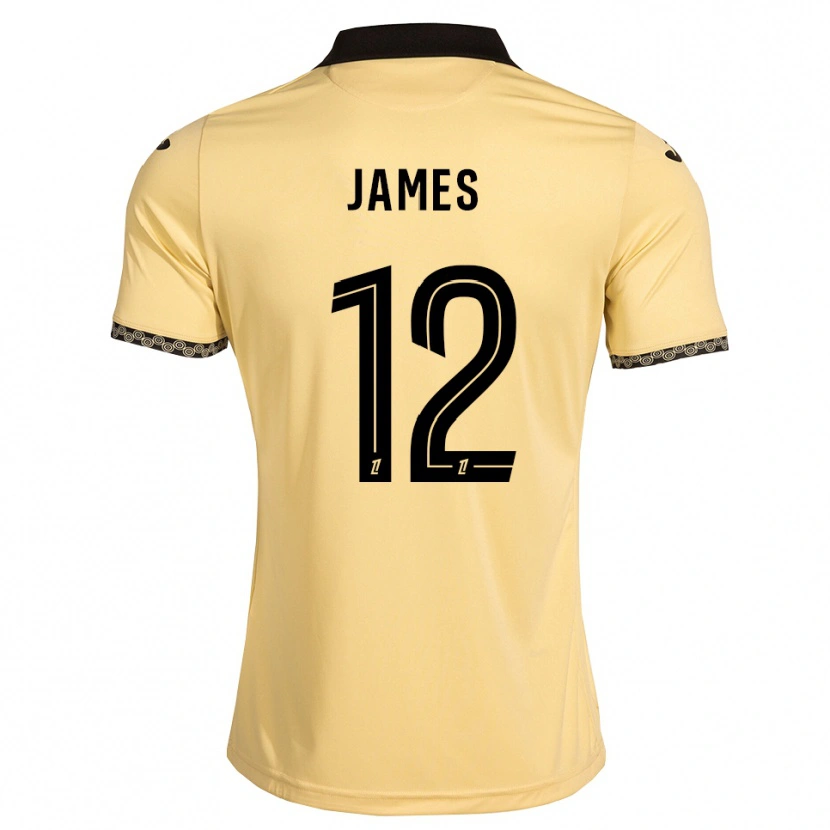 Danxen Damen Isaac James #12 Navajoweiß Schwarz Auswärtstrikot Trikot 2026/27 T-Shirt Österreich