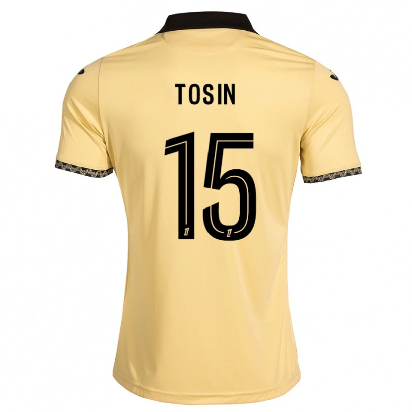 Danxen Damen Aiyegun Tosin #15 Navajoweiß Schwarz Auswärtstrikot Trikot 2026/27 T-Shirt Österreich