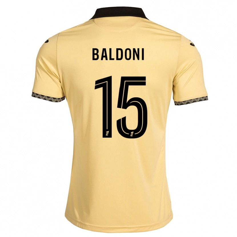 Danxen Damen Sohan Baldoni #15 Navajoweiß Schwarz Auswärtstrikot Trikot 2026/27 T-Shirt Österreich