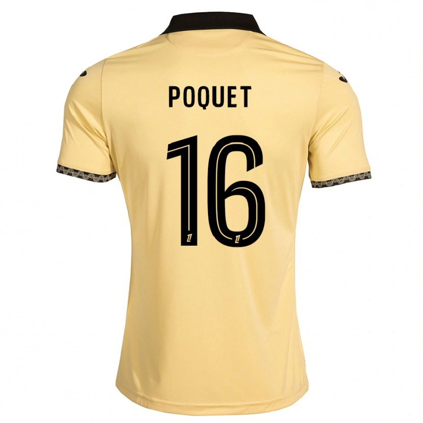 Danxen Damen Camille Poquet #16 Navajoweiß Schwarz Auswärtstrikot Trikot 2026/27 T-Shirt Österreich