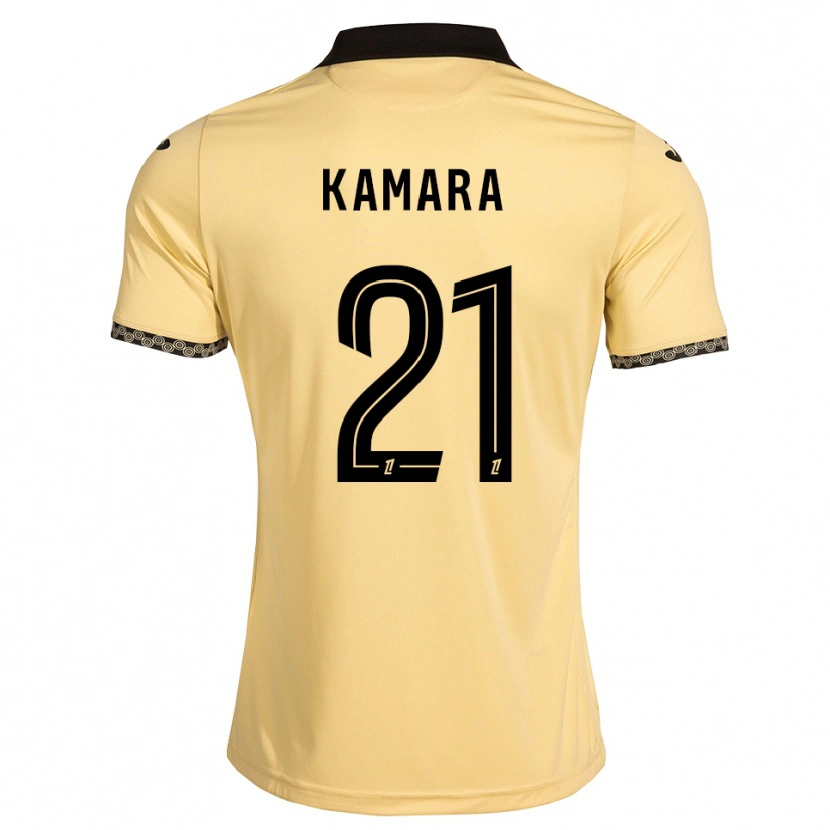 Danxen Damen Bingourou Kamara #21 Navajoweiß Schwarz Auswärtstrikot Trikot 2026/27 T-Shirt Österreich