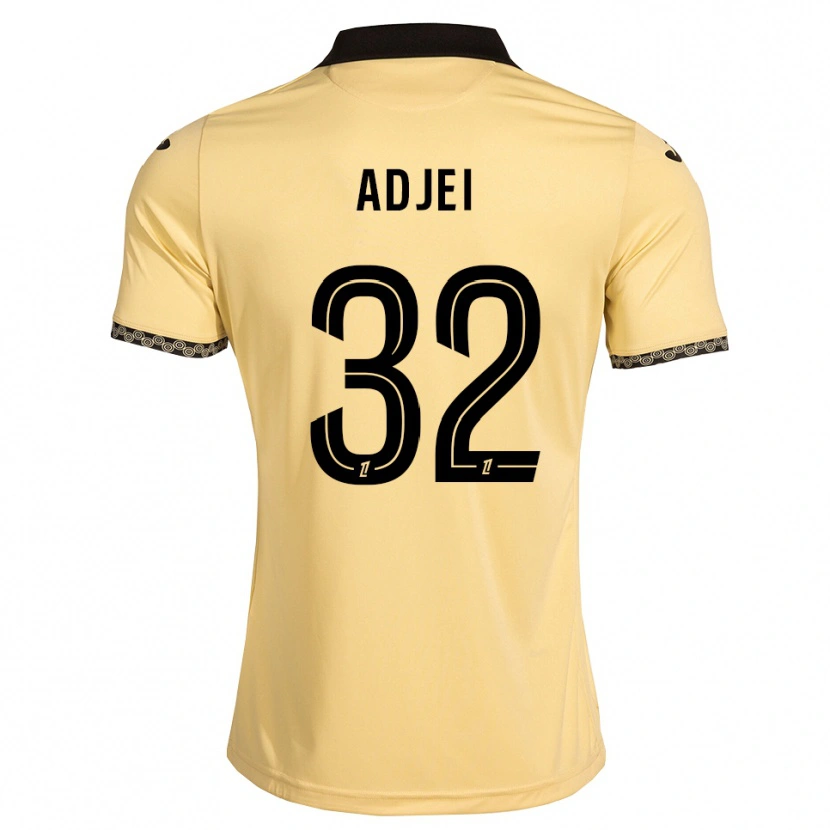 Danxen Damen Nathaniel Adjei #32 Navajoweiß Schwarz Auswärtstrikot Trikot 2026/27 T-Shirt Österreich