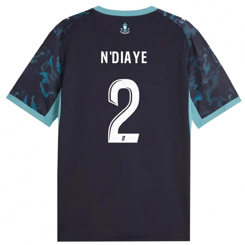 Danxen Damen Osmane N'diaye #2 Blass Türkis Weiß Schwarz Auswärtstrikot Trikot 2026/27 T-Shirt Österreich