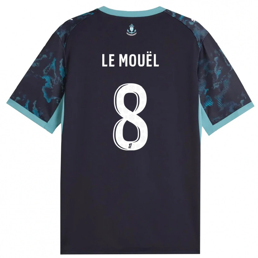 Danxen Damen Margaux Le Mouël #8 Blass Türkis Weiß Schwarz Auswärtstrikot Trikot 2026/27 T-Shirt Österreich
