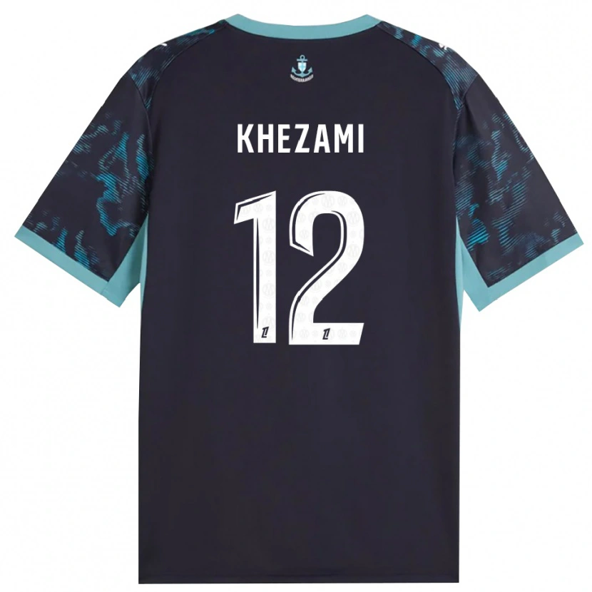 Danxen Damen Roselène Khezami #12 Blass Türkis Weiß Schwarz Auswärtstrikot Trikot 2026/27 T-Shirt Österreich