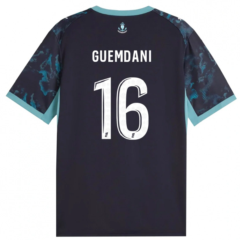 Danxen Damen Ivan Guemdani #16 Blass Türkis Weiß Schwarz Auswärtstrikot Trikot 2026/27 T-Shirt Österreich