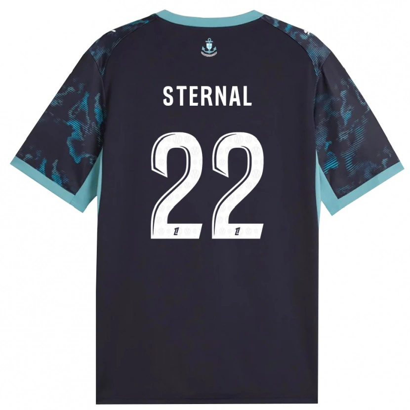 Danxen Damen Enzo Sternal #22 Blass Türkis Weiß Schwarz Auswärtstrikot Trikot 2026/27 T-Shirt Österreich