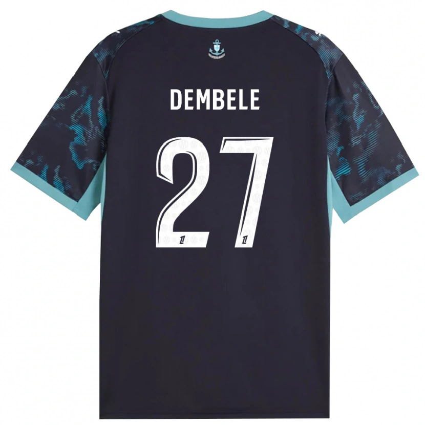 Danxen Damen Coumba Dembélé #27 Blass Türkis Weiß Schwarz Auswärtstrikot Trikot 2026/27 T-Shirt Österreich