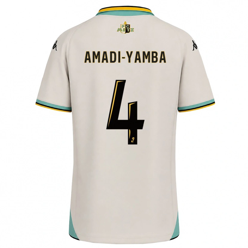 Danxen Damen Nelson Amadi-Yamba #4 Florales Weiß Schwarz Auswärtstrikot Trikot 2026/27 T-Shirt Österreich