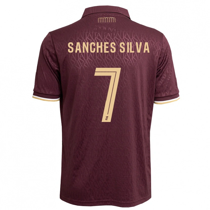 Danxen Damen Jordy Sanches Silva #7 Weinrot Sandbraun Auswärtstrikot Trikot 2026/27 T-Shirt Österreich