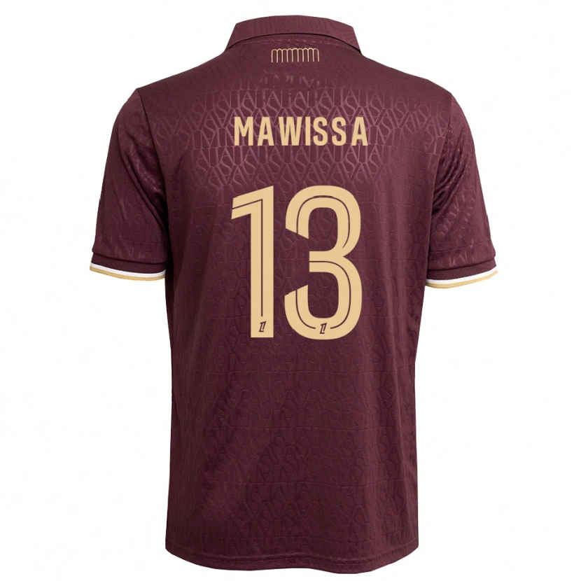 Danxen Damen Christian Mawissa #13 Weinrot Sandbraun Auswärtstrikot Trikot 2026/27 T-Shirt Österreich