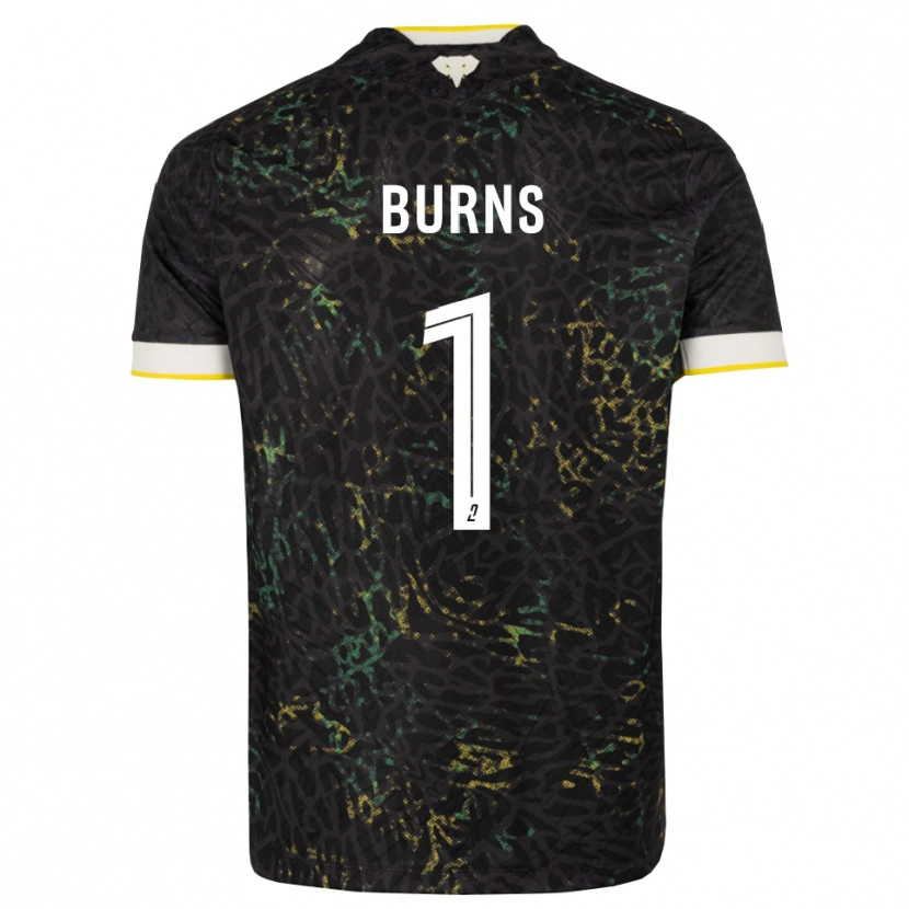 Danxen Damen Emily Burns #1 Schwarz Weiß Gelb Auswärtstrikot Trikot 2026/27 T-Shirt Österreich