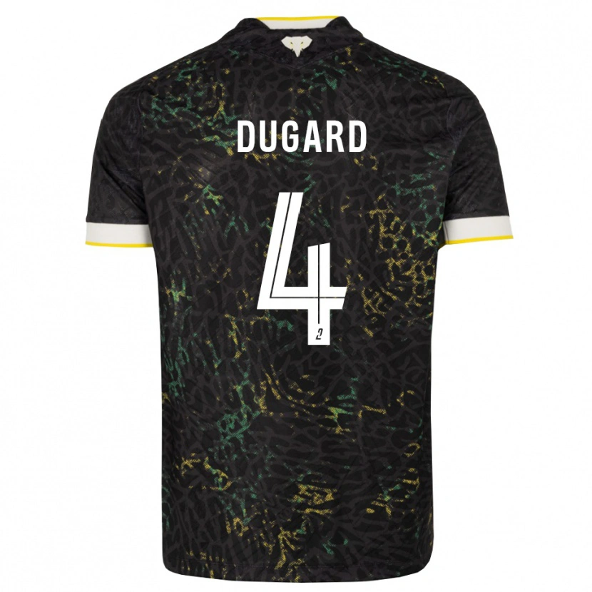 Danxen Damen Taïgy Dugard #4 Schwarz Weiß Gelb Auswärtstrikot Trikot 2026/27 T-Shirt Österreich