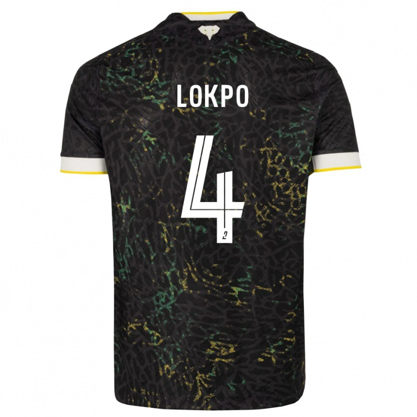 Danxen Damen Romaric Lokpo #4 Schwarz Weiß Gelb Auswärtstrikot Trikot 2026/27 T-Shirt Österreich
