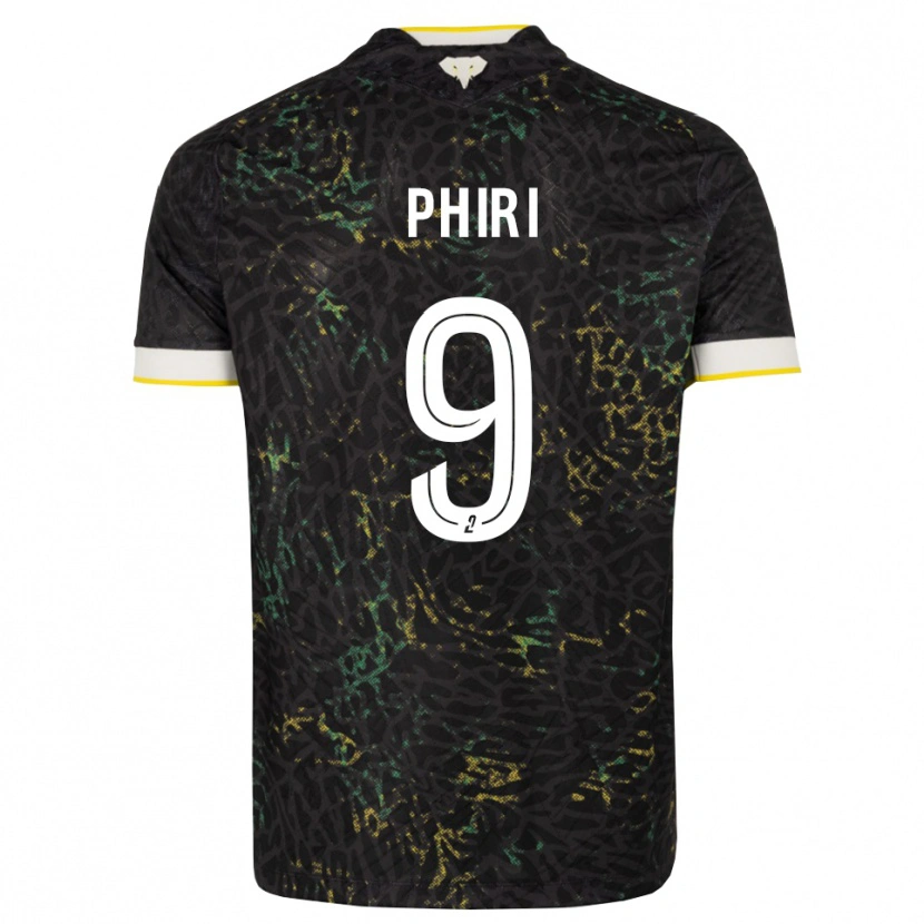 Danxen Damen Samiah Phiri #9 Schwarz Weiß Gelb Auswärtstrikot Trikot 2026/27 T-Shirt Österreich