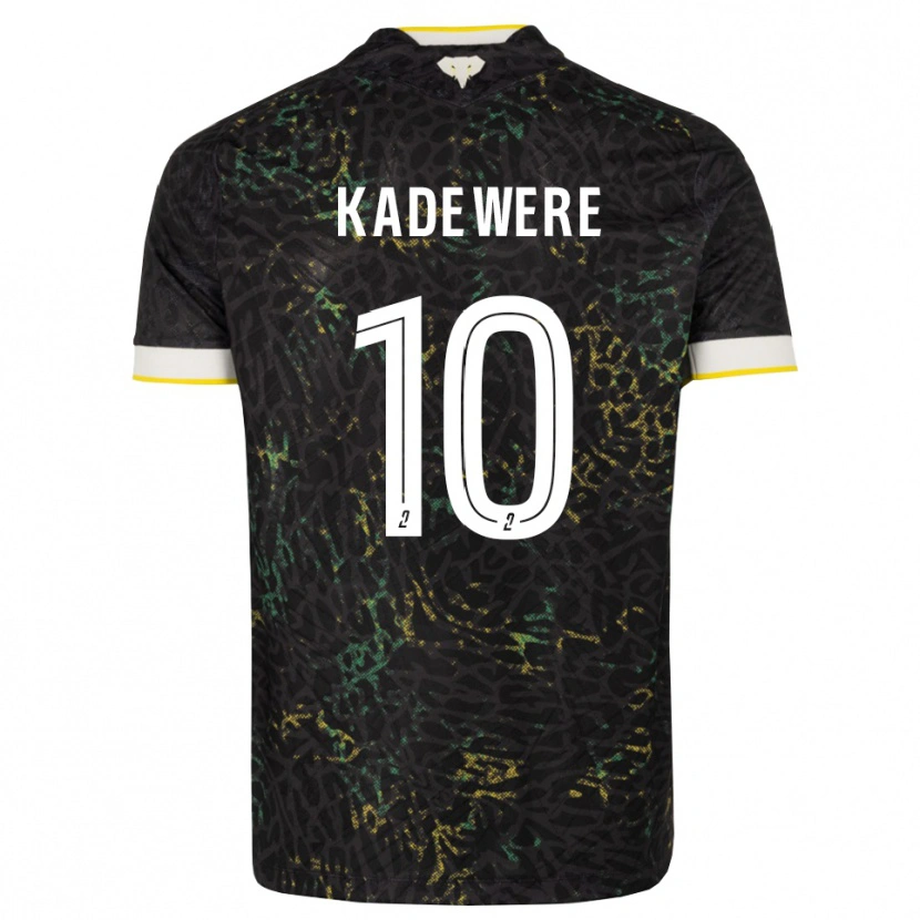 Danxen Damen Tino Kadewere #10 Schwarz Weiß Gelb Auswärtstrikot Trikot 2026/27 T-Shirt Österreich