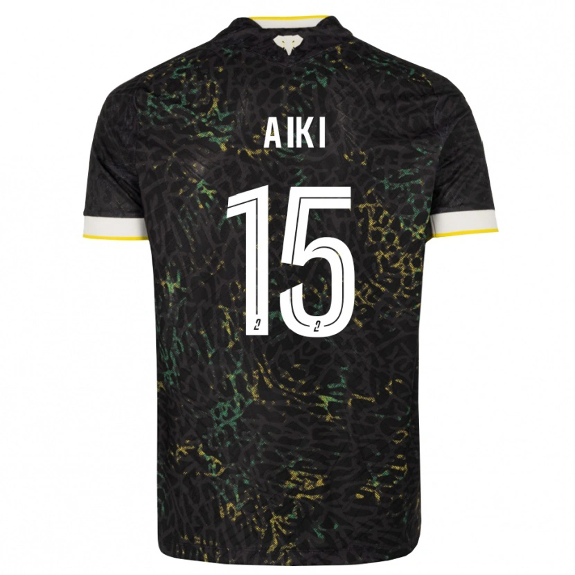 Danxen Damen Amed Aiki #15 Schwarz Weiß Gelb Auswärtstrikot Trikot 2026/27 T-Shirt Österreich