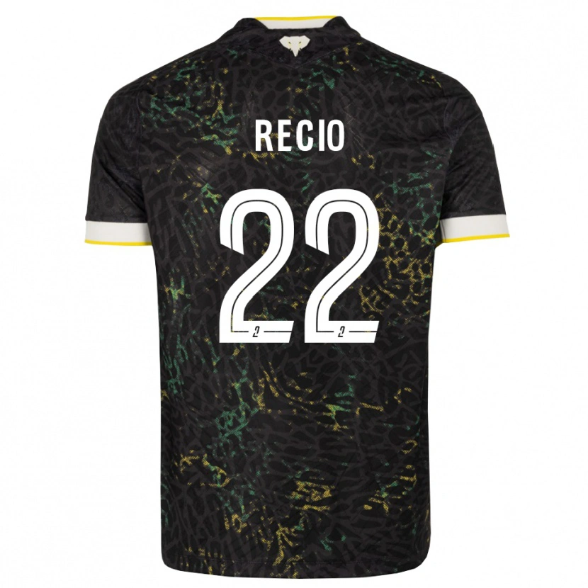 Danxen Damen Andrea Recio #22 Schwarz Weiß Gelb Auswärtstrikot Trikot 2026/27 T-Shirt Österreich