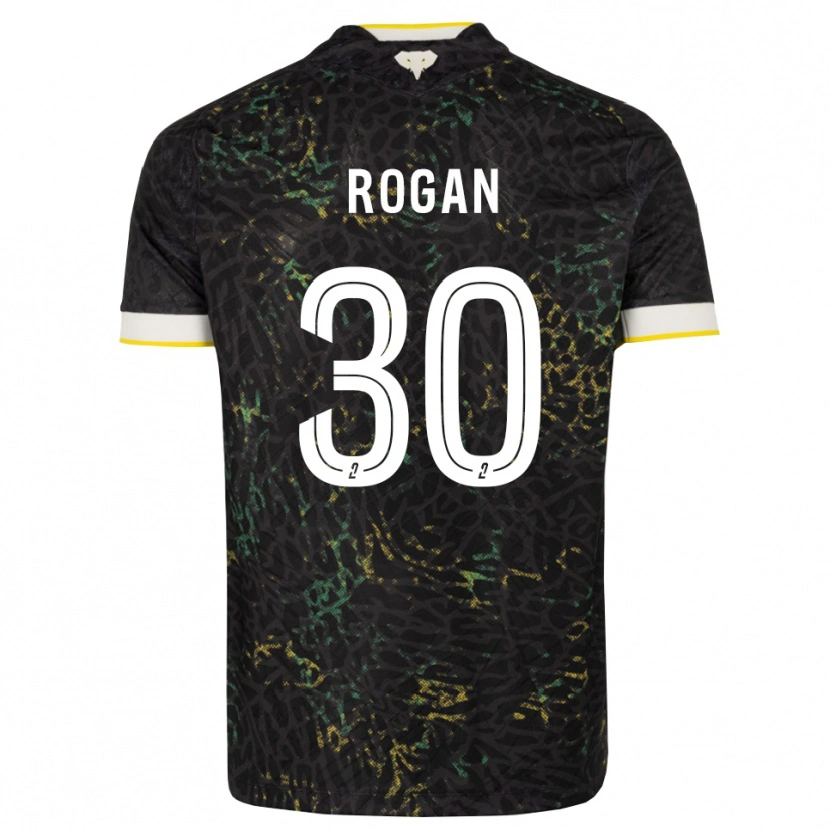 Danxen Damen Manja Rogan #30 Schwarz Weiß Gelb Auswärtstrikot Trikot 2026/27 T-Shirt Österreich