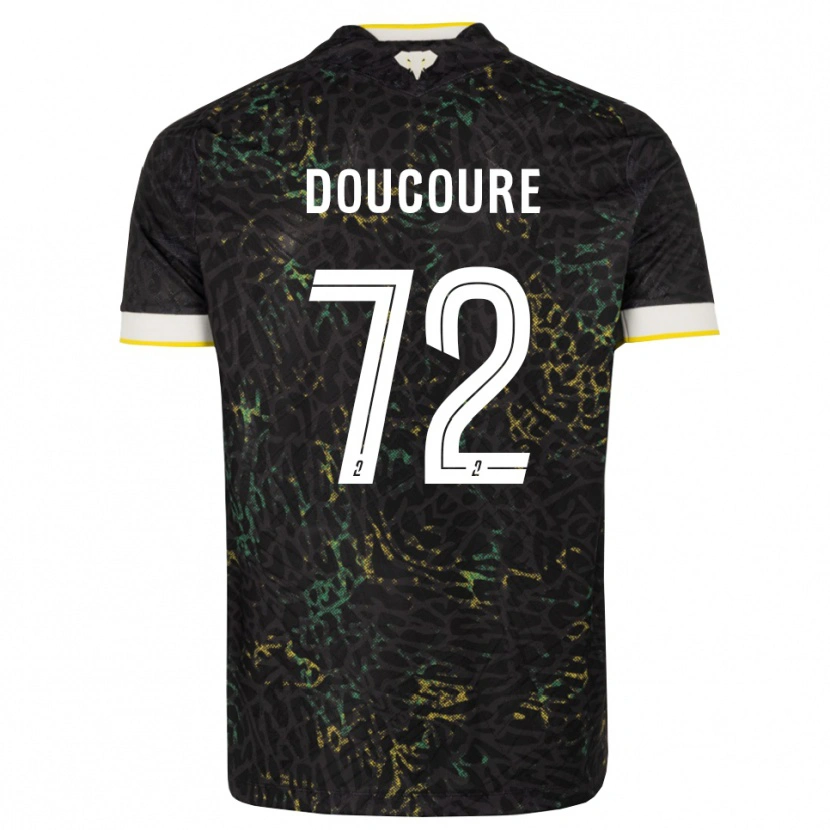 Danxen Damen Sékou Doucouré #72 Schwarz Weiß Gelb Auswärtstrikot Trikot 2026/27 T-Shirt Österreich