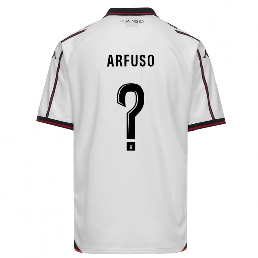 Danxen Damen Vincenzo Arfuso #0 Schwarz Weiß Auswärtstrikot Trikot 2026/27 T-Shirt Österreich