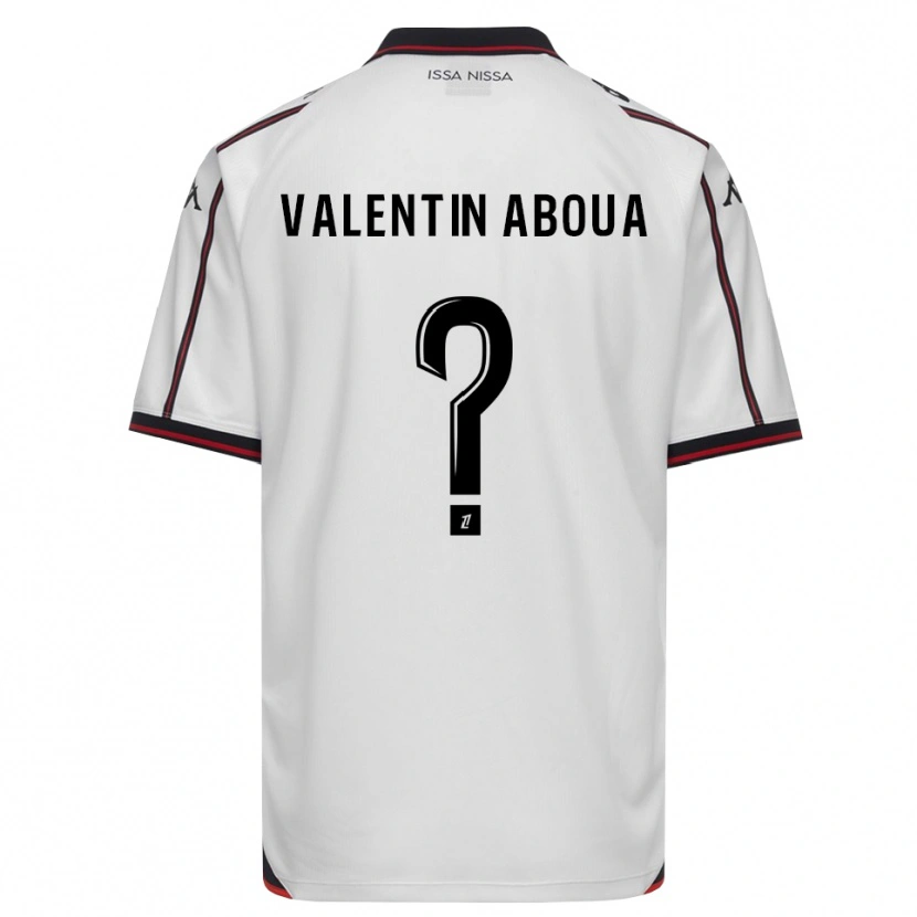 Danxen Damen Louis Valentin Aboua #0 Schwarz Weiß Auswärtstrikot Trikot 2026/27 T-Shirt Österreich