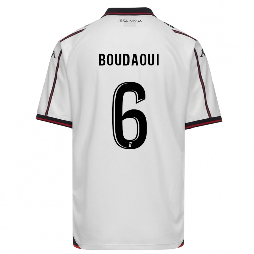 Danxen Damen Hicham Boudaoui #6 Schwarz Weiß Auswärtstrikot Trikot 2026/27 T-Shirt Österreich