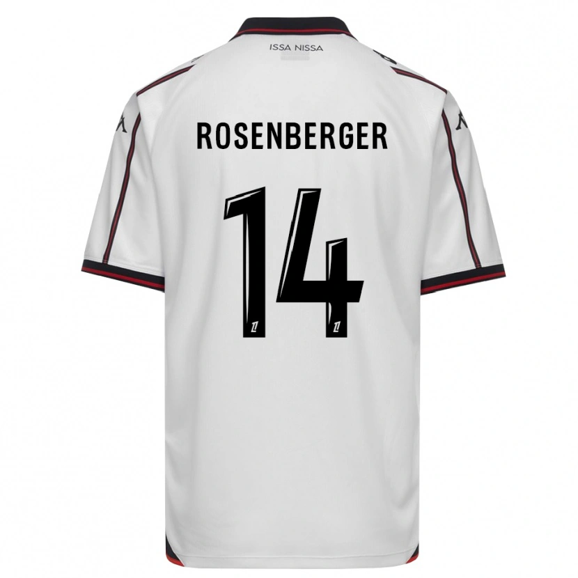 Danxen Damen Léa Rosenberger #14 Schwarz Weiß Auswärtstrikot Trikot 2026/27 T-Shirt Österreich