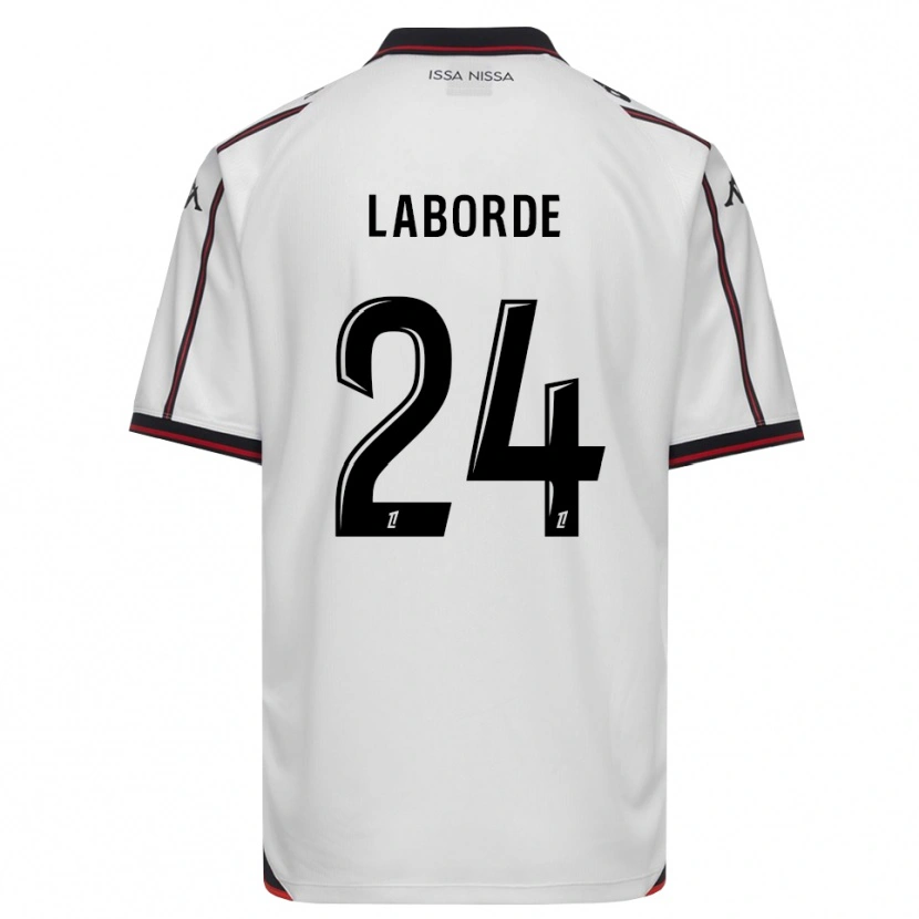 Danxen Damen Gaëtan Laborde #24 Schwarz Weiß Auswärtstrikot Trikot 2026/27 T-Shirt Österreich