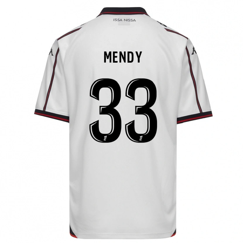 Danxen Damen Antoine Mendy #33 Schwarz Weiß Auswärtstrikot Trikot 2026/27 T-Shirt Österreich