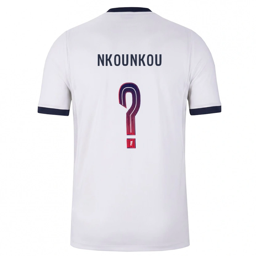 Danxen Damen Desthy Nkounkou #0 Weiß Schwarz Rot Auswärtstrikot Trikot 2026/27 T-Shirt Österreich