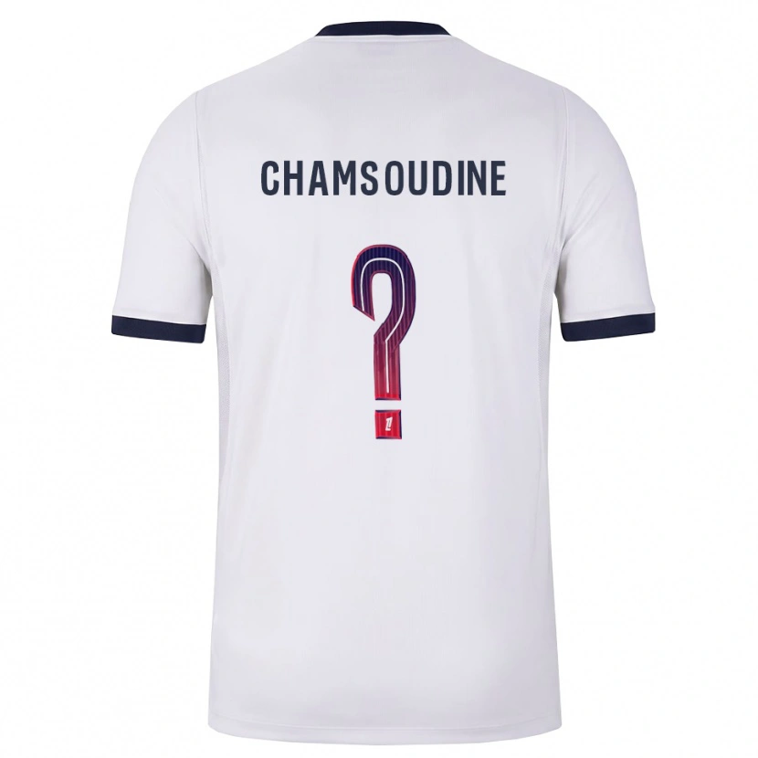 Danxen Damen Hanna'a Chamsoudine #0 Weiß Schwarz Rot Auswärtstrikot Trikot 2026/27 T-Shirt Österreich
