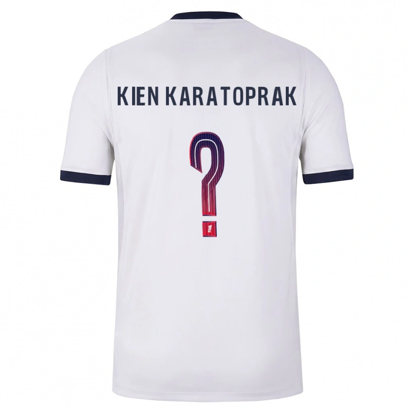 Danxen Damen Kenan Kien Karatoprak #0 Weiß Schwarz Rot Auswärtstrikot Trikot 2026/27 T-Shirt Österreich