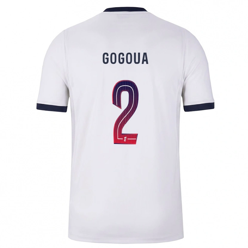 Danxen Damen Valentin Gogoua #2 Weiß Schwarz Rot Auswärtstrikot Trikot 2026/27 T-Shirt Österreich