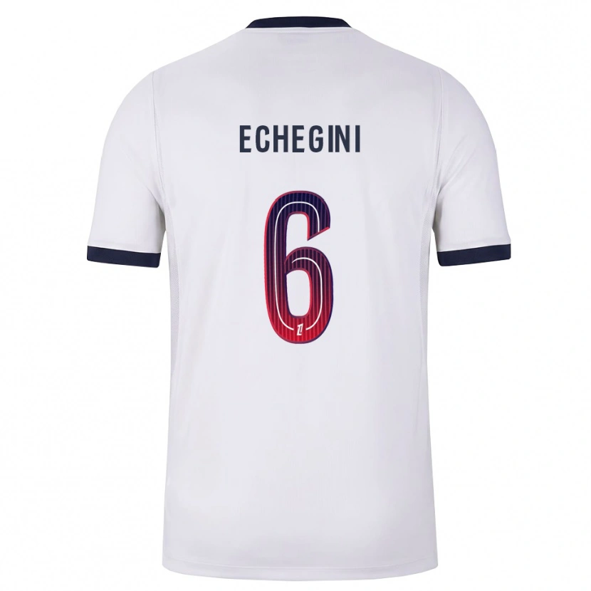 Danxen Damen Joe Echegini #6 Weiß Schwarz Rot Auswärtstrikot Trikot 2026/27 T-Shirt Österreich